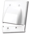 Hinged Cable Wall Plate