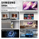 Samsung's best S95H OLED picture elevated with sophisticated design