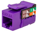 Vertical CAT6A Keystone Jacks