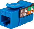 Vertical CAT6A Keystone Jacks