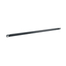Flanged Blank Rack Panel, Black Brushed and Anodized Aluminum