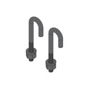 Cable Ladder 5/16 Inch J-Bolt with Nuts - 1 Pair