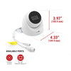 IPEG-E80F-IRW2 8MP IP INDOOR/OUTDOOR SMALL SIZE EYEBALL DOME