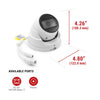 IPEL-E80V-IR3 8MP IP Elite Varifocal Eyeball 2.7-13.5mm
