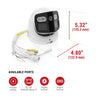 IPEL-PE80F-ADW1 2X 4MP (8MP TOTAL) IP 180° PANORAMIC FULL SIZE BULLET.