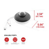 IPFX-P4004-IRW1 4MP Mini-PTZ With 4× Optical Zoom