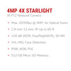 IPFX-P4004-IRW1 4MP Mini-PTZ With 4× Optical Zoom