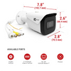 IPMX-B40F-IRW3 4MP IP Indoor/Outdoor Small Size Bullet