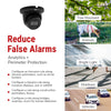 IPMX-E40F-IRB3 4MP IP Indoor/Outdoor Size Eyeball Black Housing Dome
