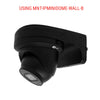 IPMX-E40F-IRB3 4MP IP Indoor/Outdoor Size Eyeball Black Housing Dome