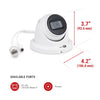 IPMX-E40F-IRW3 4MP IP Indoor/Outdoor Small Size Eyeball Dome