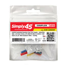Cat6 Unshielded Keystone Feed-Thru Coupler
