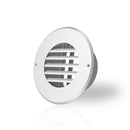 Wall-Mount Duct Grille Vent, White Steel