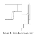 TOGGLE FEET FOR C6R/C6R SST