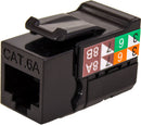 Vertical CAT6A Keystone Jacks